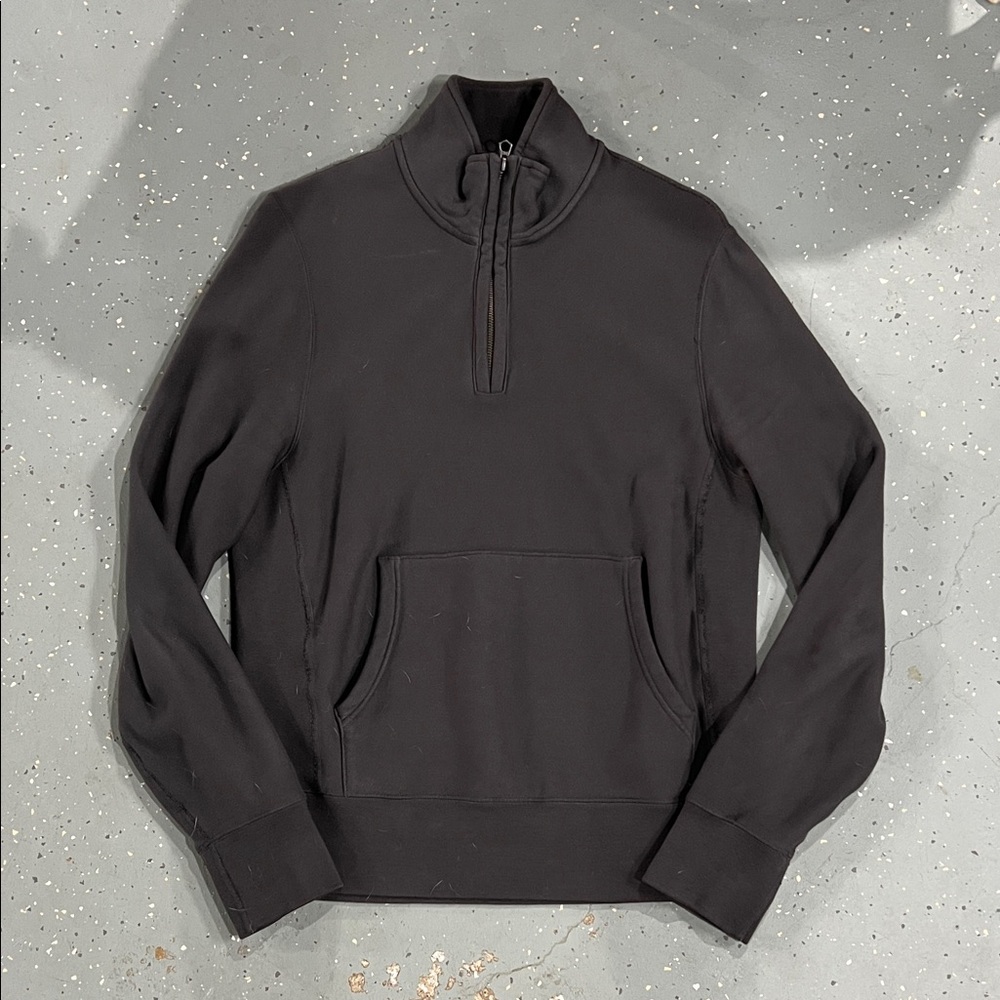 Todd Snyder x Champion Dark Grey Quarter-Zip Pullover